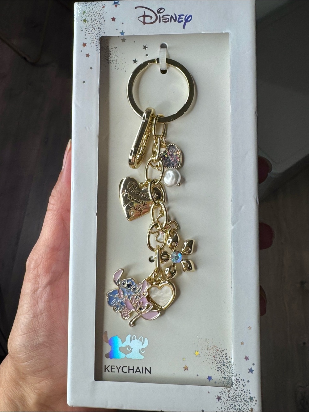 Disney Stitch and Angel Ohana Keychain bag charm